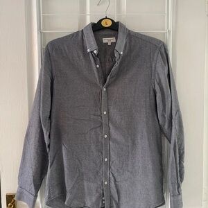 ASOS Charcoal Button-Up Blouse